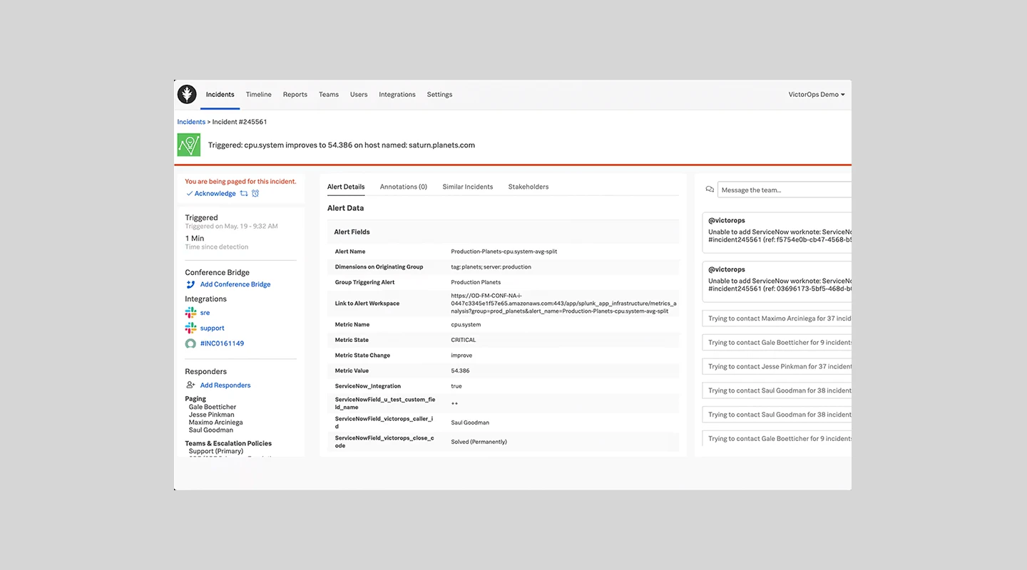 splunk incident image