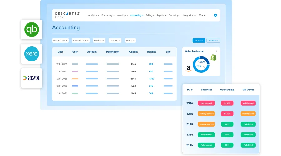 Finale Inventory business application preview