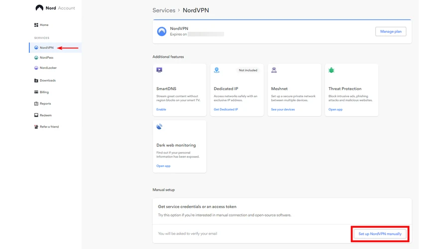 NordVPN business application preview