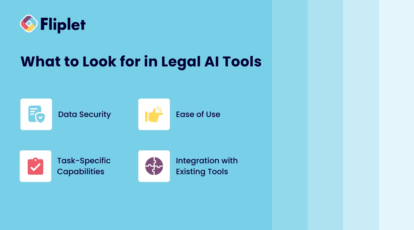 Key criteria to evaluate legal AI tools