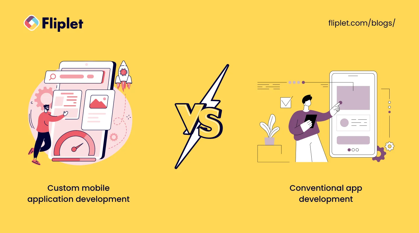 Custom APP Development Versus Conventional APP Development Image