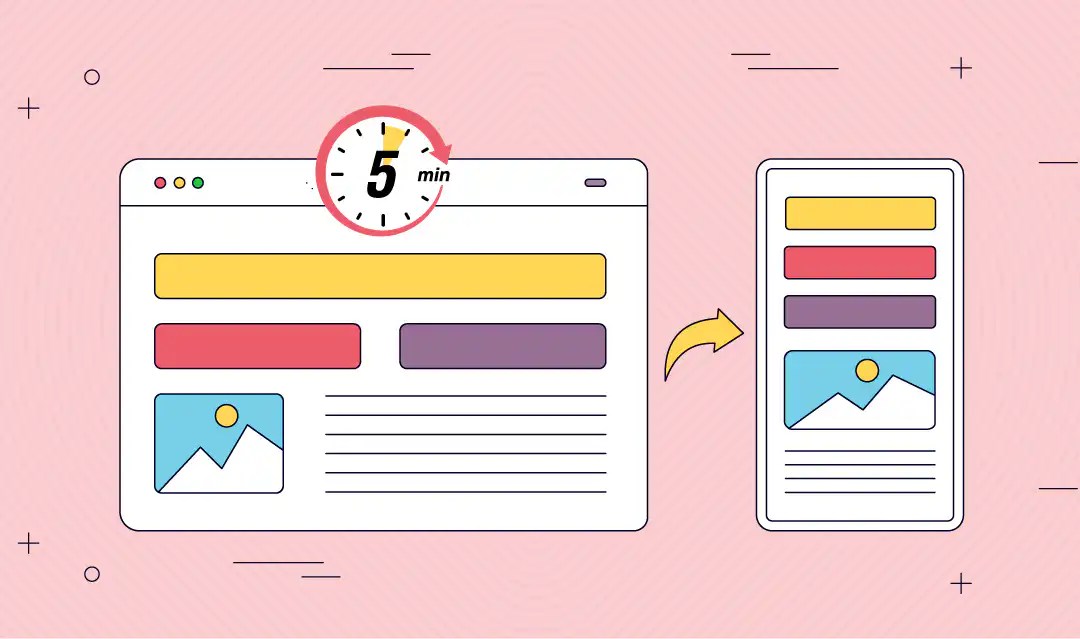 how to make a website an app