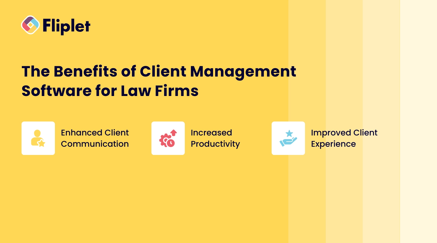 Benefits of client management software for law firms