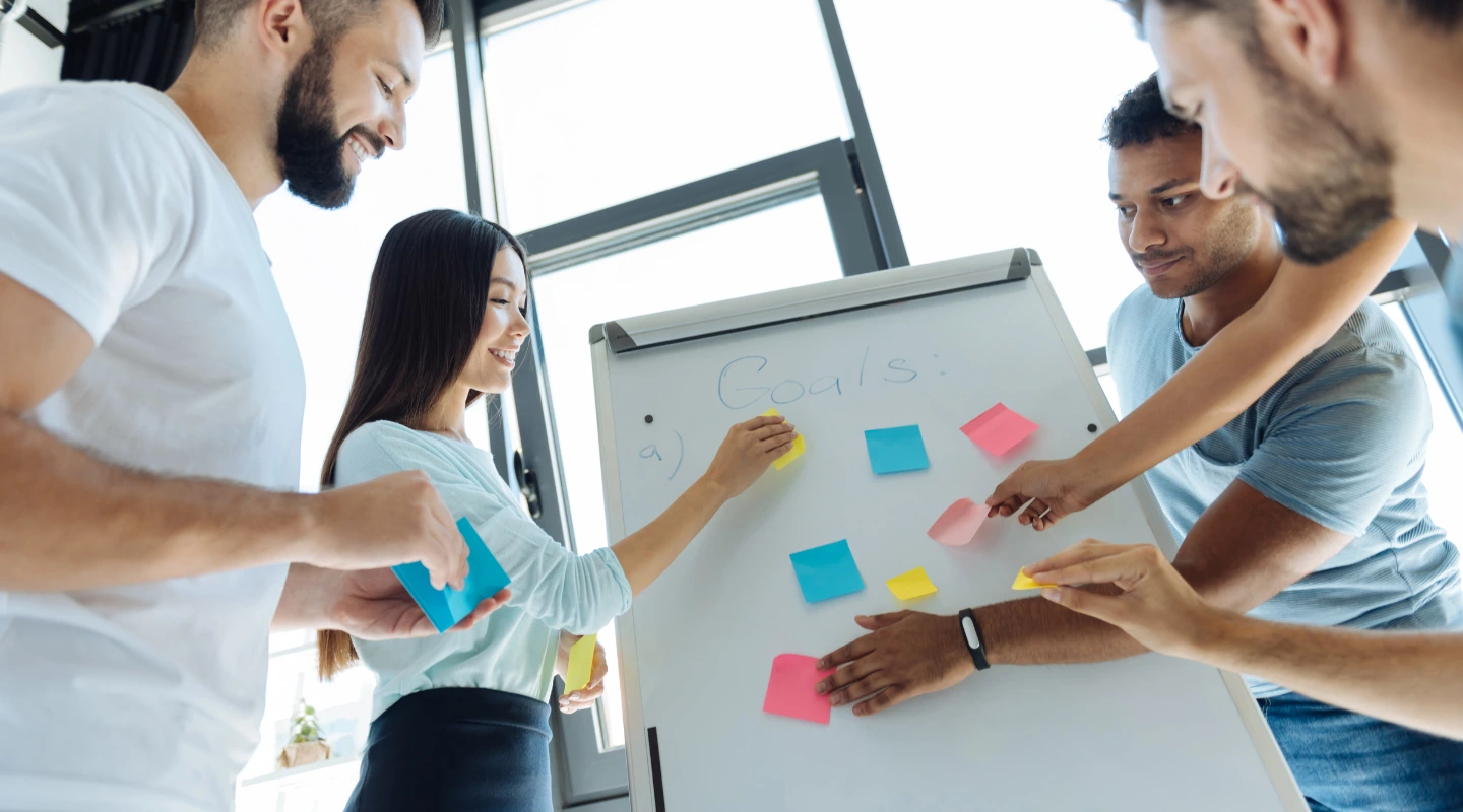 Checklist graphic for defining law firm event goals