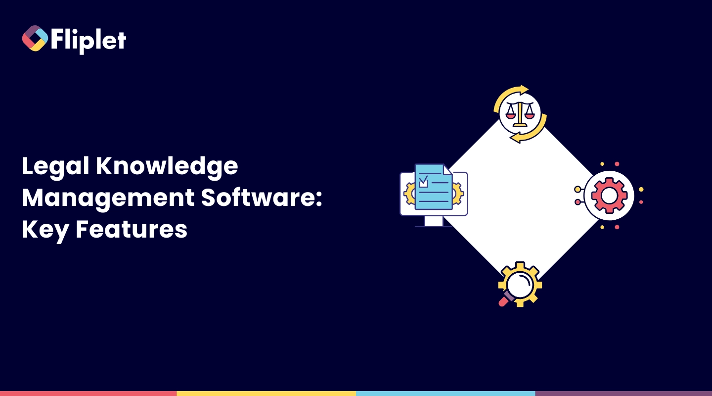 Illustration of key features in legal knowledge management software