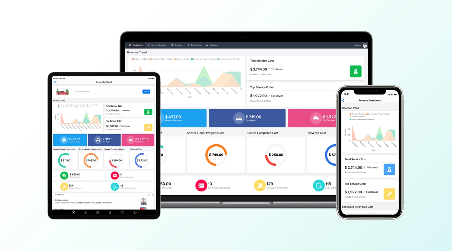 Screenshot of the Zoho Creator low-code app builder interface