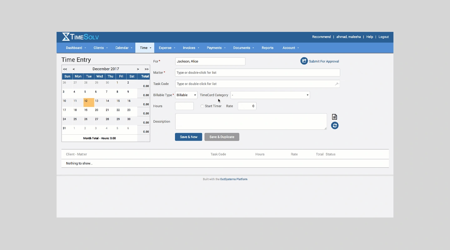 Timesolve Image Billing