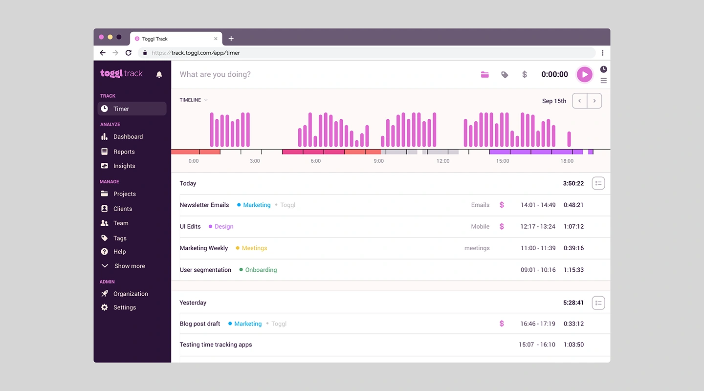 Toggl Track Image