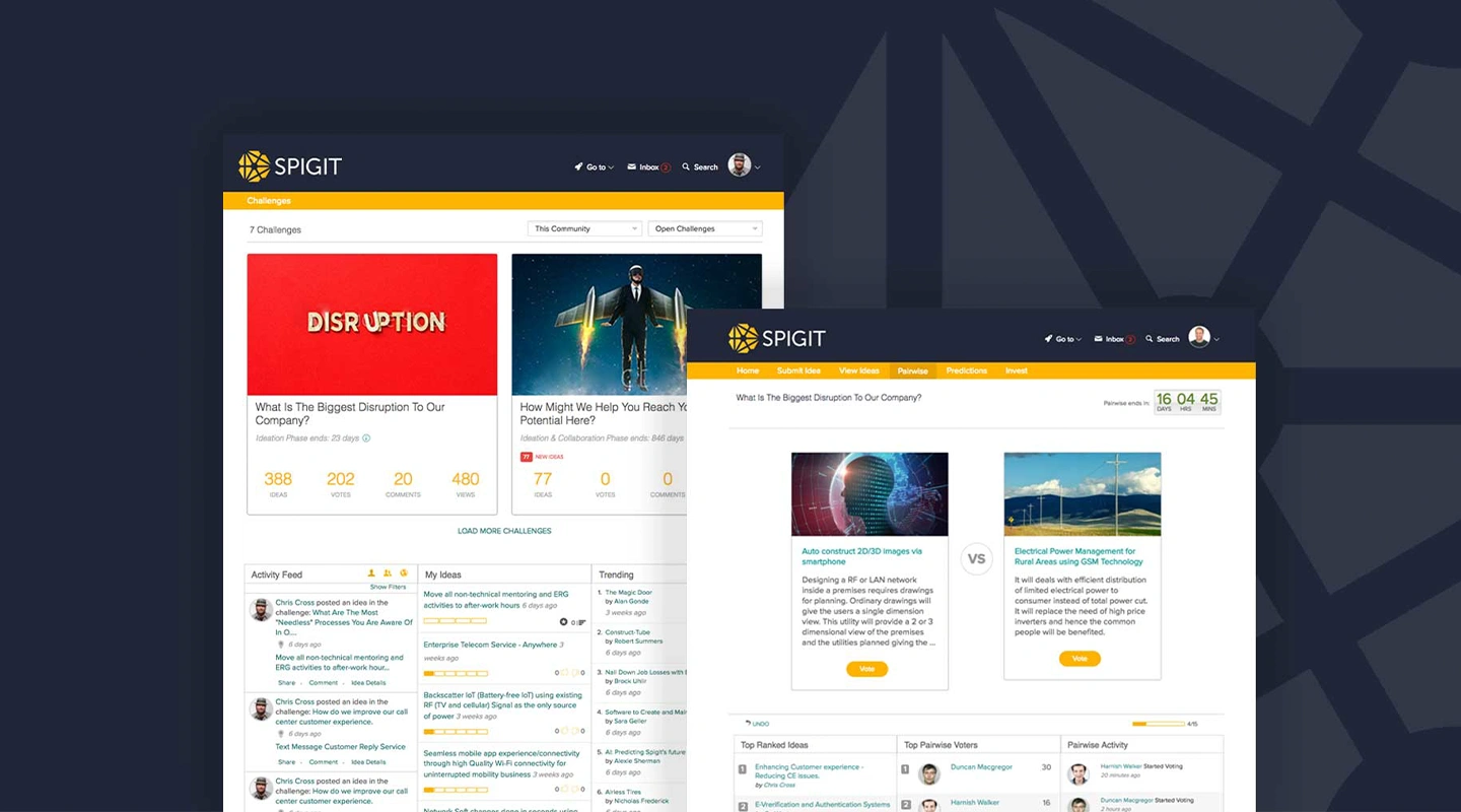 Planview IdeaPlace innovation management dashboard