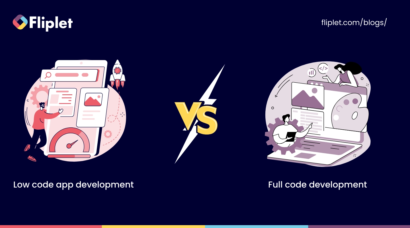 Low Code App Development Versus Full Code App Development Image