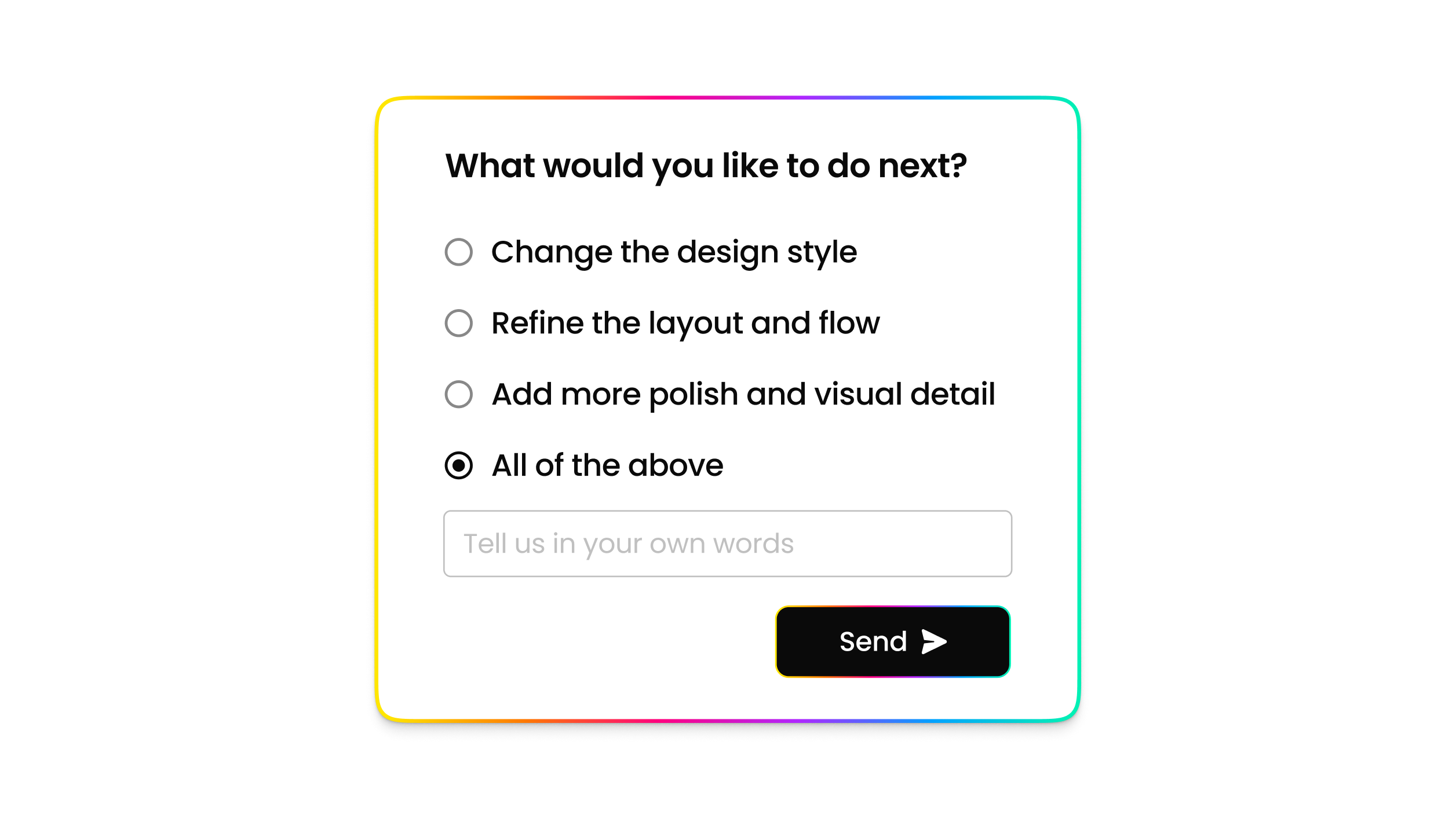 Fliplet builder conversation refining a Nexora employee portal preview