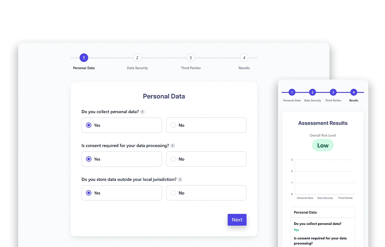 Risk assessment app built with Fliplet AI