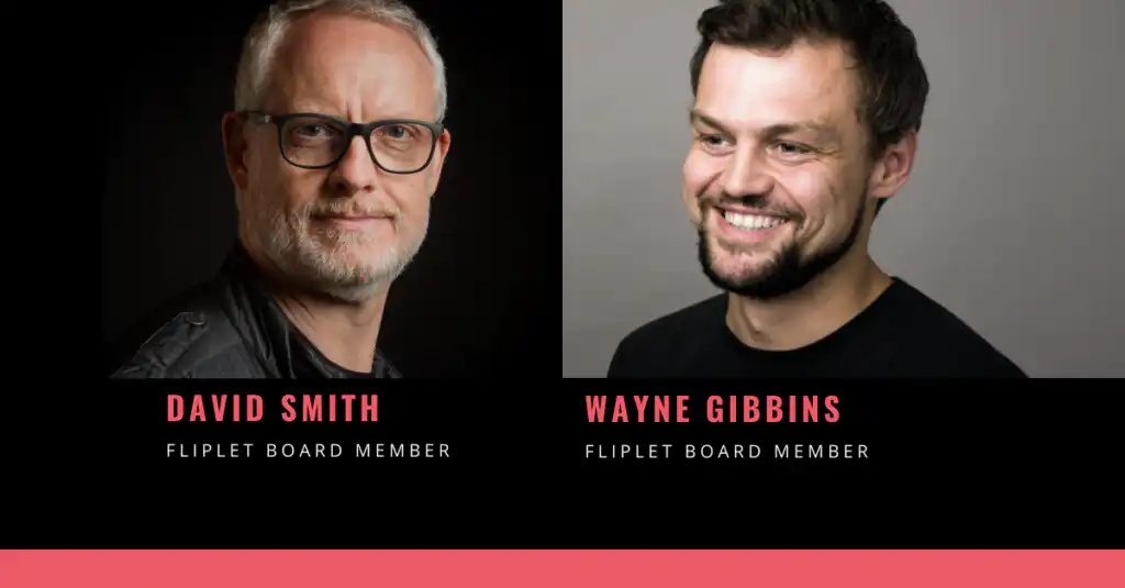Fliplet board announcement graphic