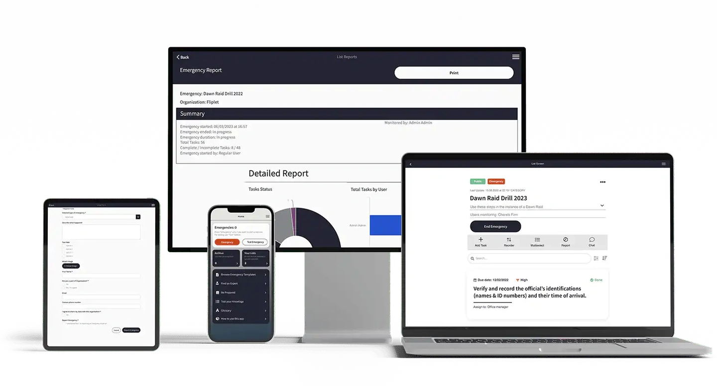Disaster management software preview
