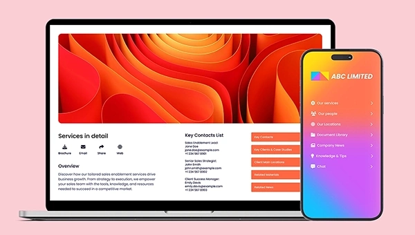 Sales enablement solution preview