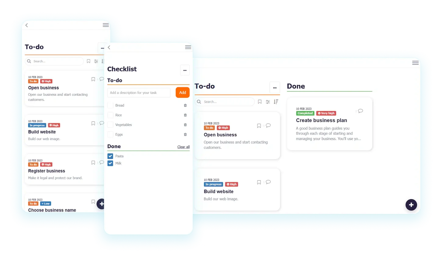 Task management solution preview