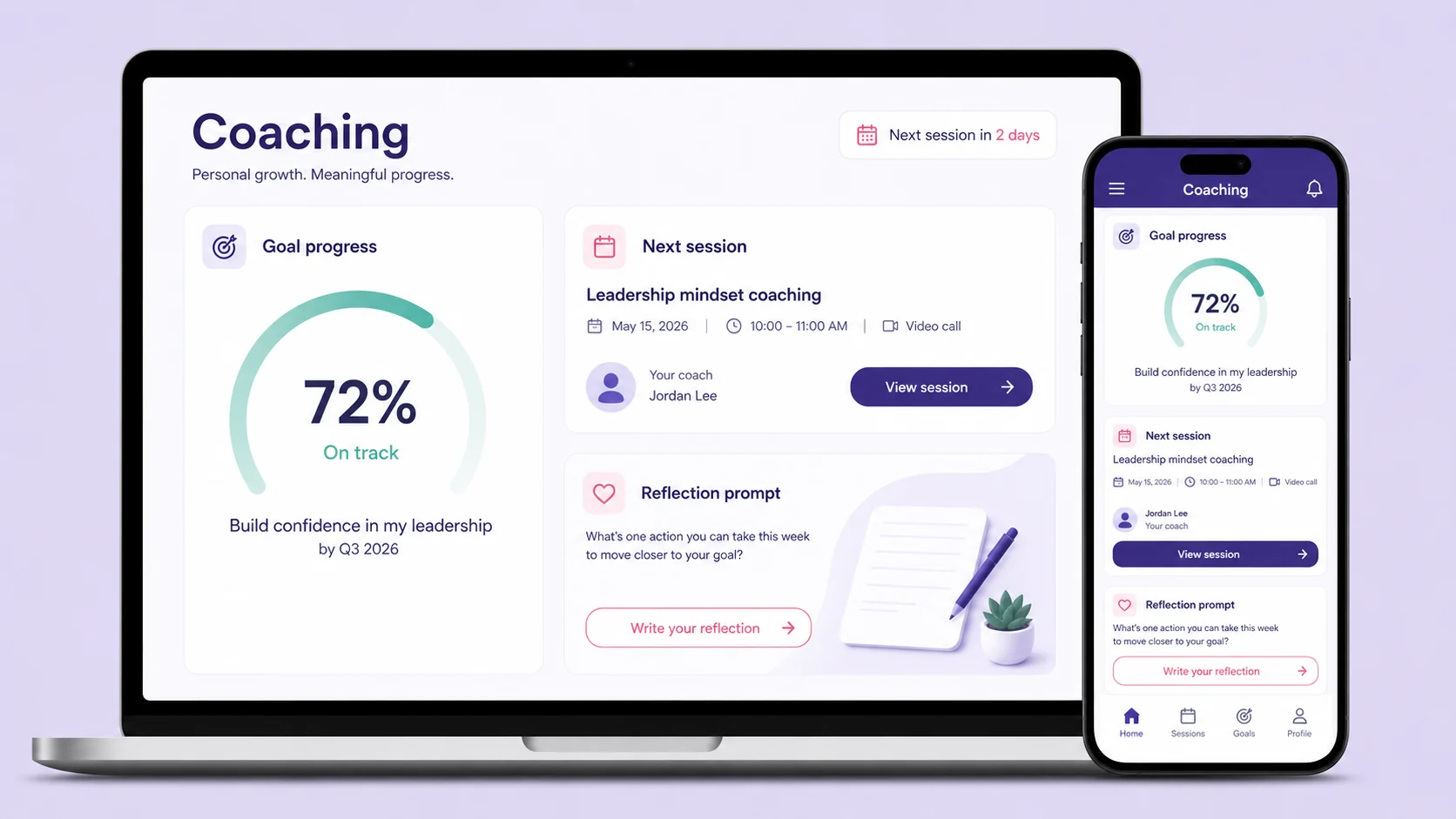 Coaching App preview
