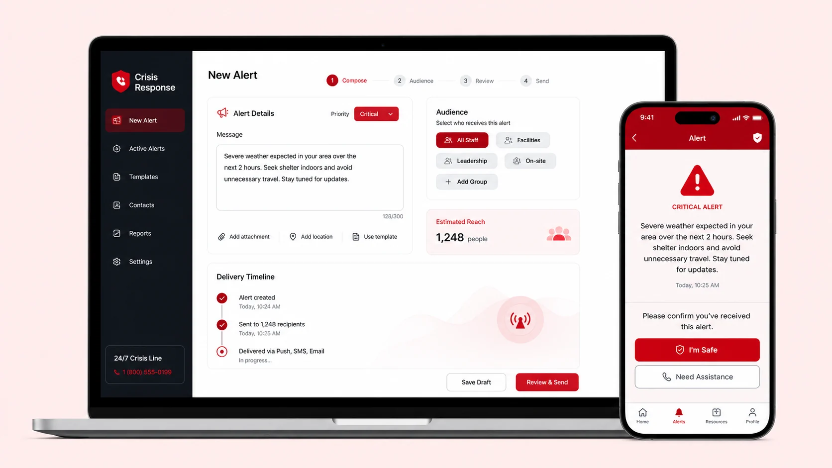 Crisis Response App preview