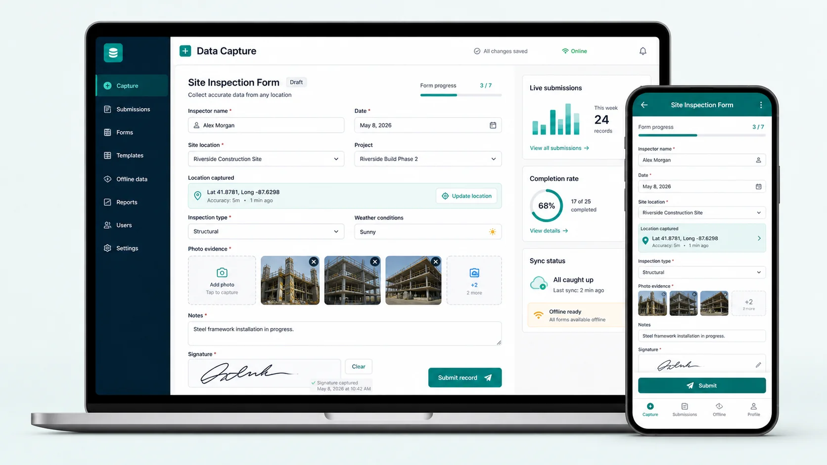 Data Capture Solution preview