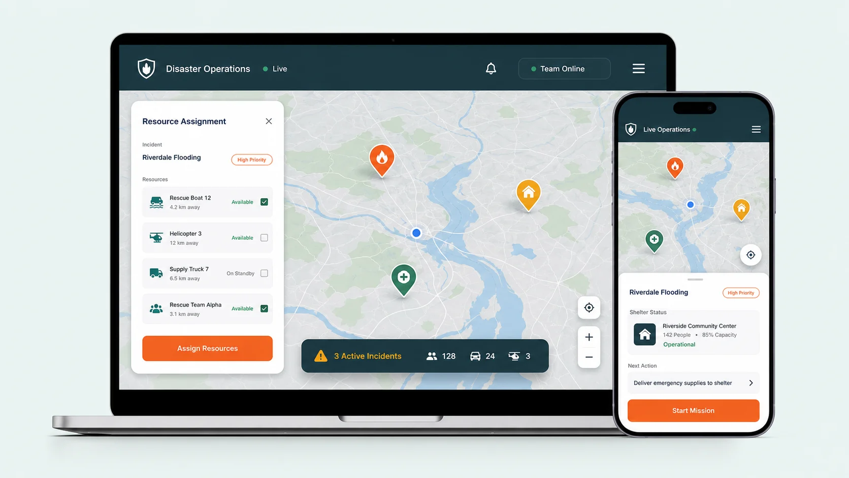 Disaster Management App preview