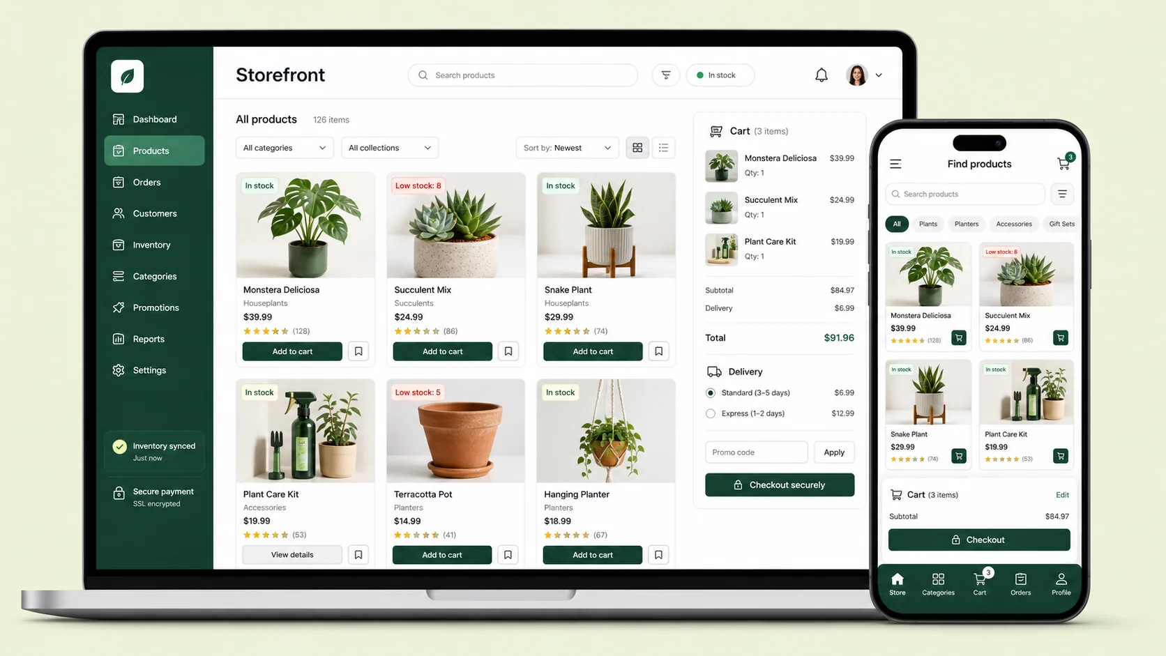 ECommerce & Ordering preview