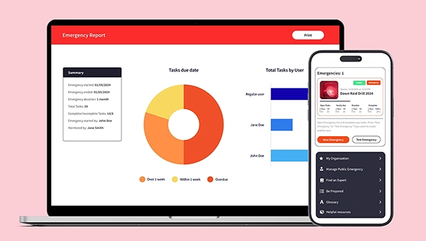 Fliplet emergency management solution preview