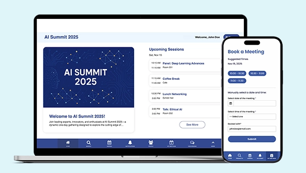 Fliplet events solution preview