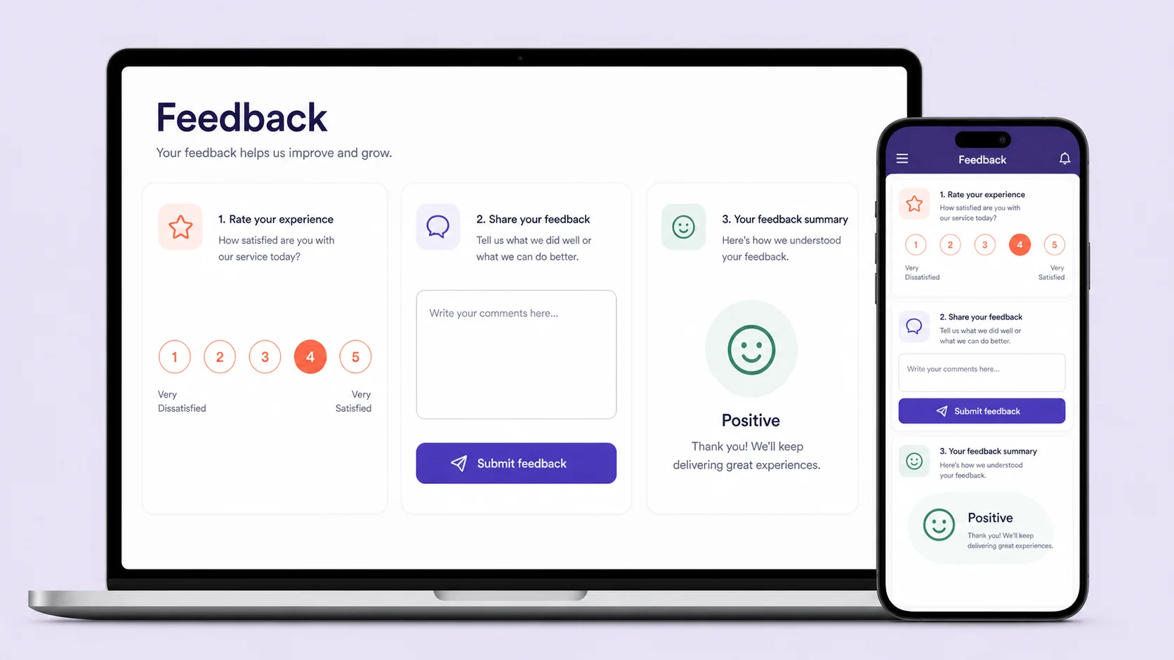 Feedback App preview
