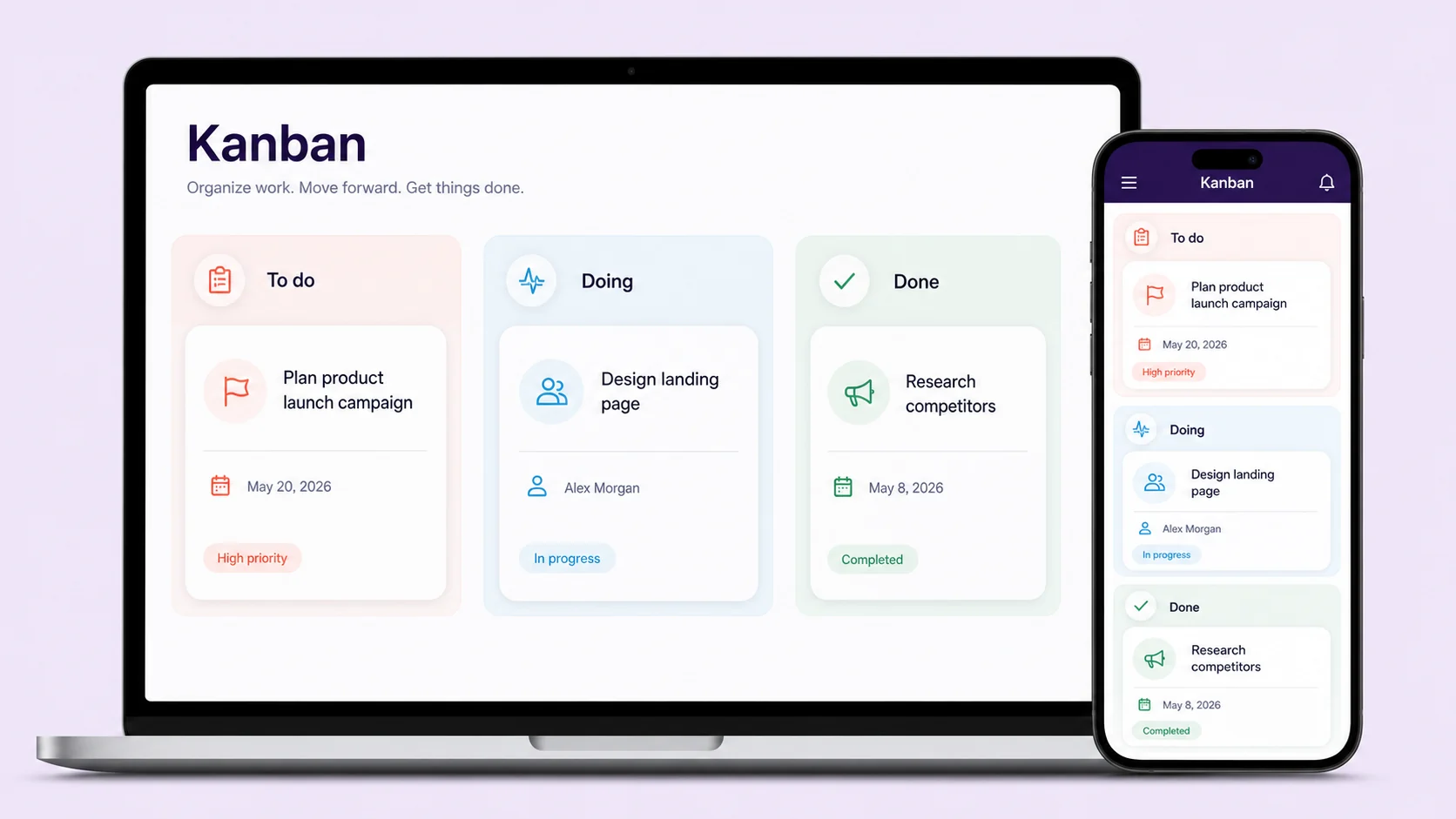 Kanban App preview