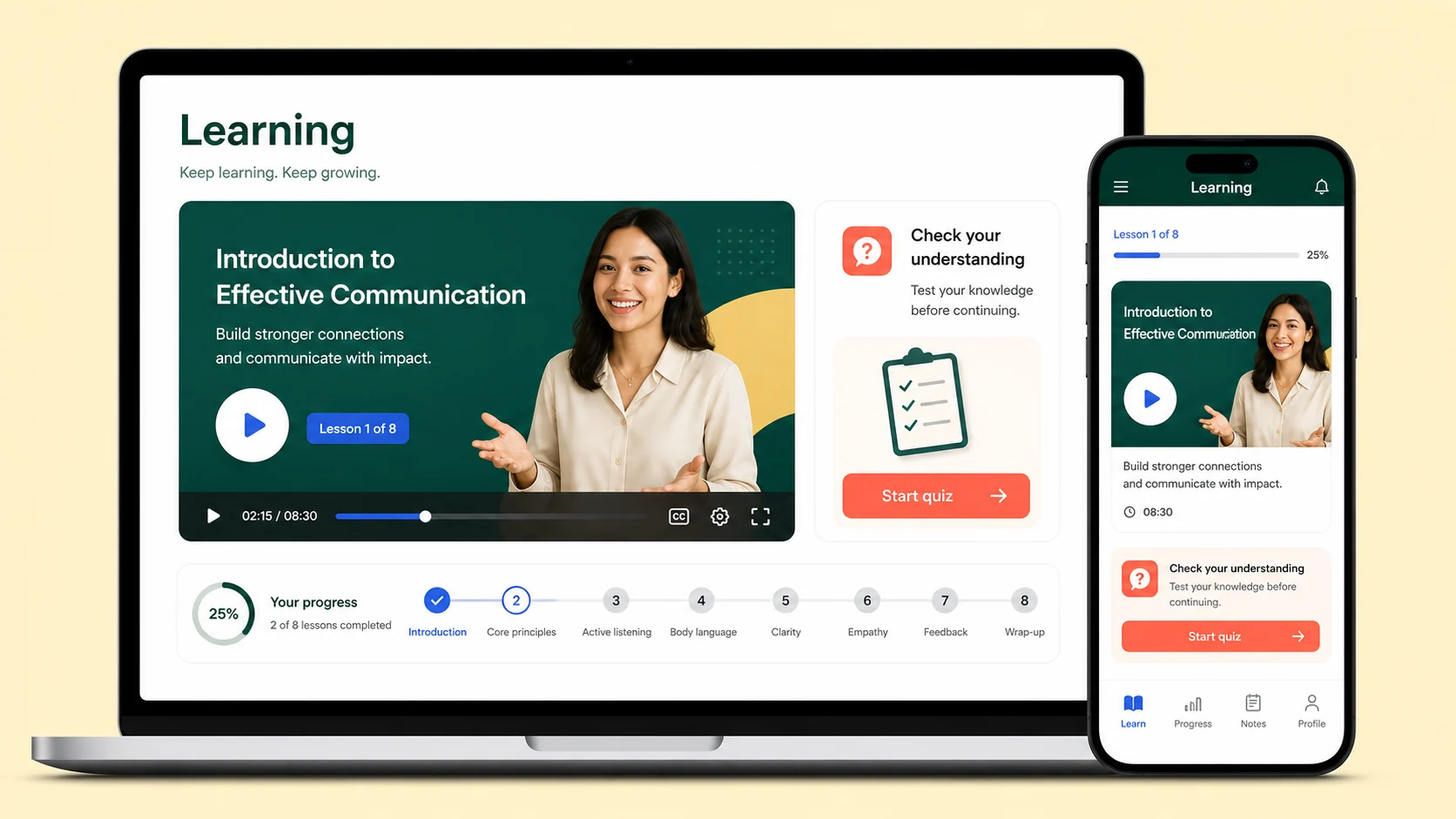 Learning preview