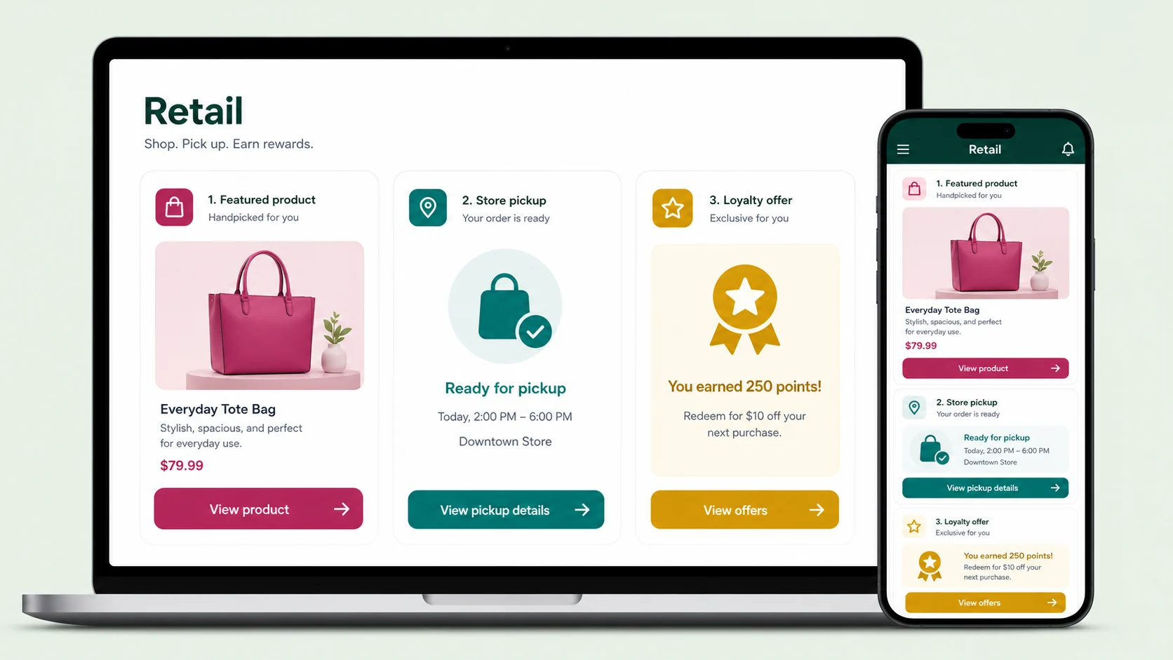 Retail App preview