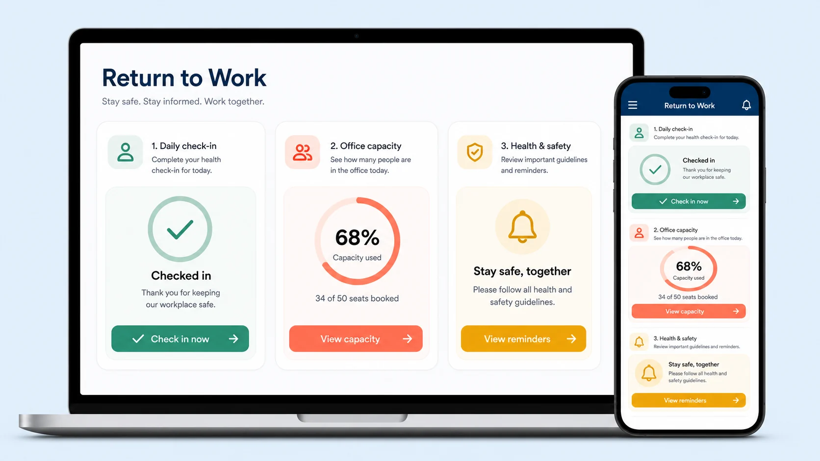 Return to Work Apps preview