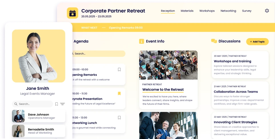Preview of Fliplet building business software without code