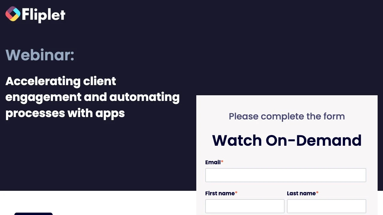 Image for Accelerating client engagement and automating processes with apps