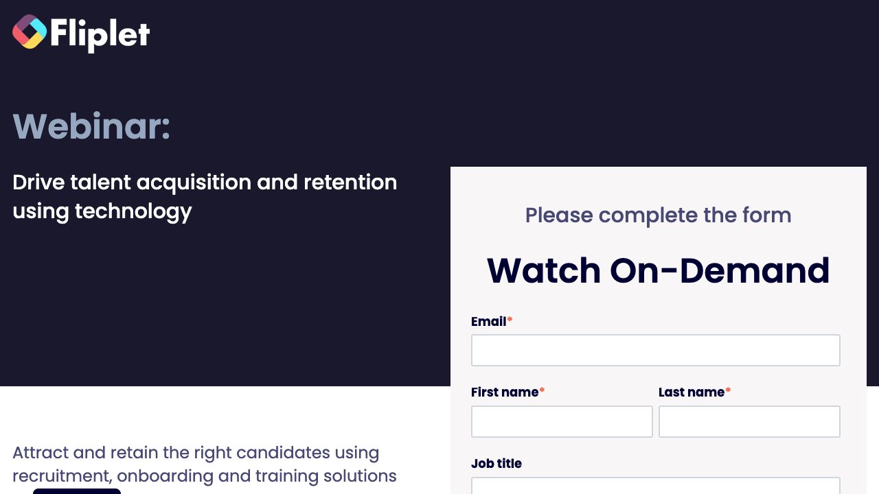 Image for Drive talent acquisition and retention using technology