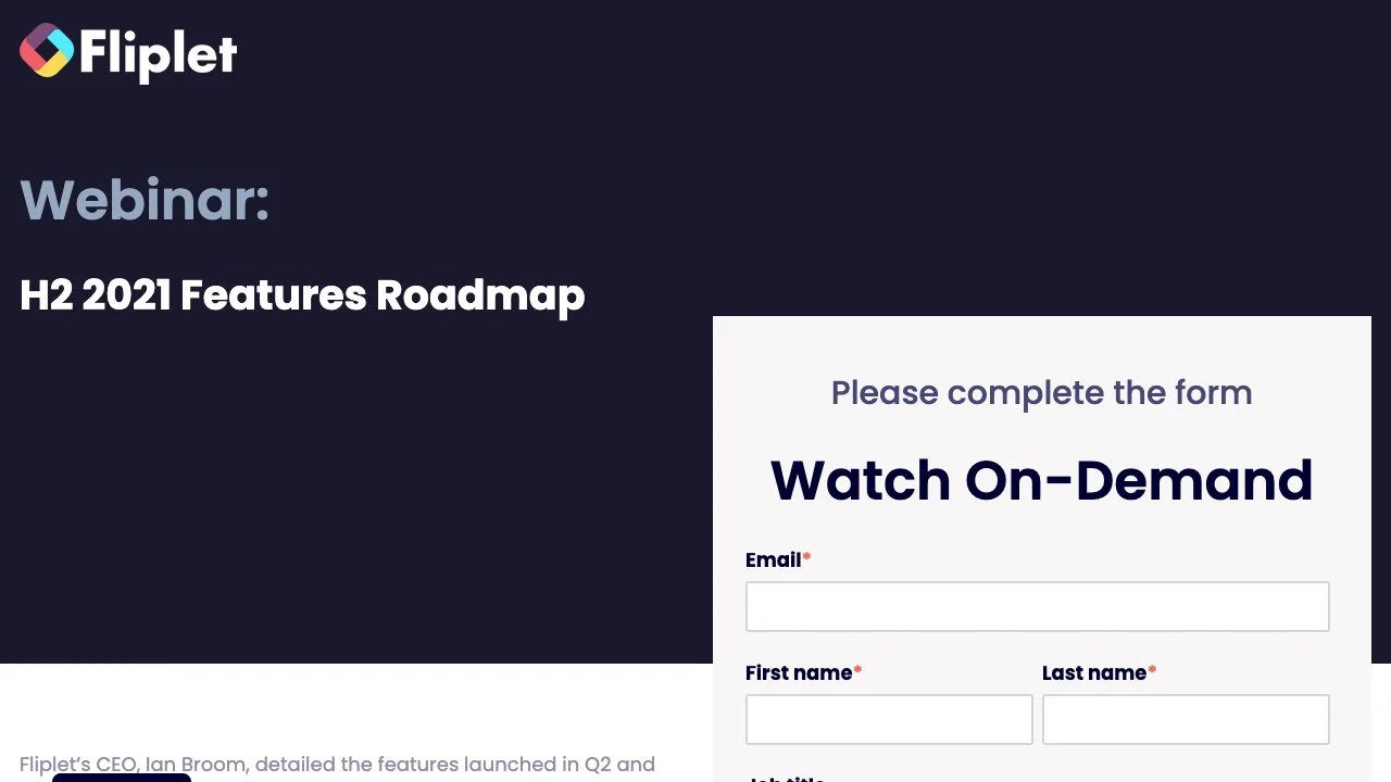 Image for H2 2021 Features Roadmap