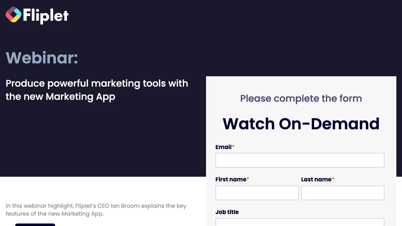 Image for Produce powerful marketing tools with the new Marketing App