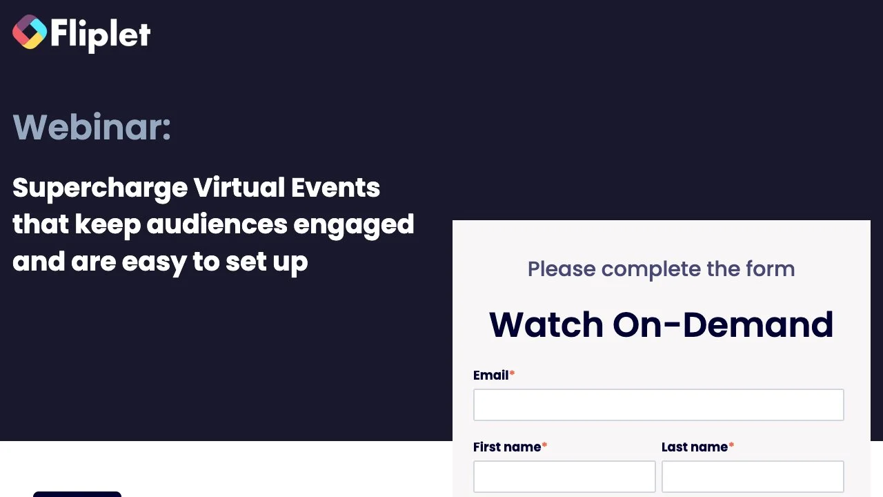 Image for Supercharge Virtual Events that keep audiences engaged and are easy to set up