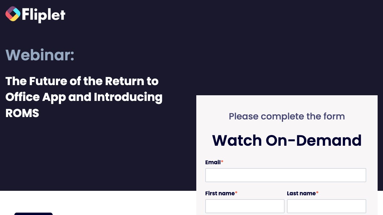 Image for The Future of the Return to Office App and introducing ROMS
