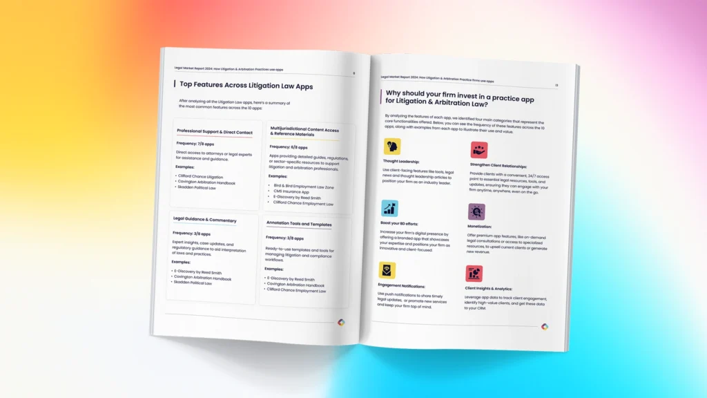 Legal Market Report 2024: How Litigation and Arbitration Practices Use Apps
