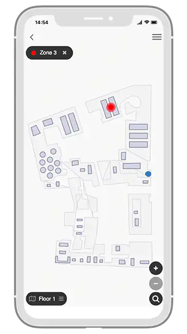Hoteling software desk booking floorplan