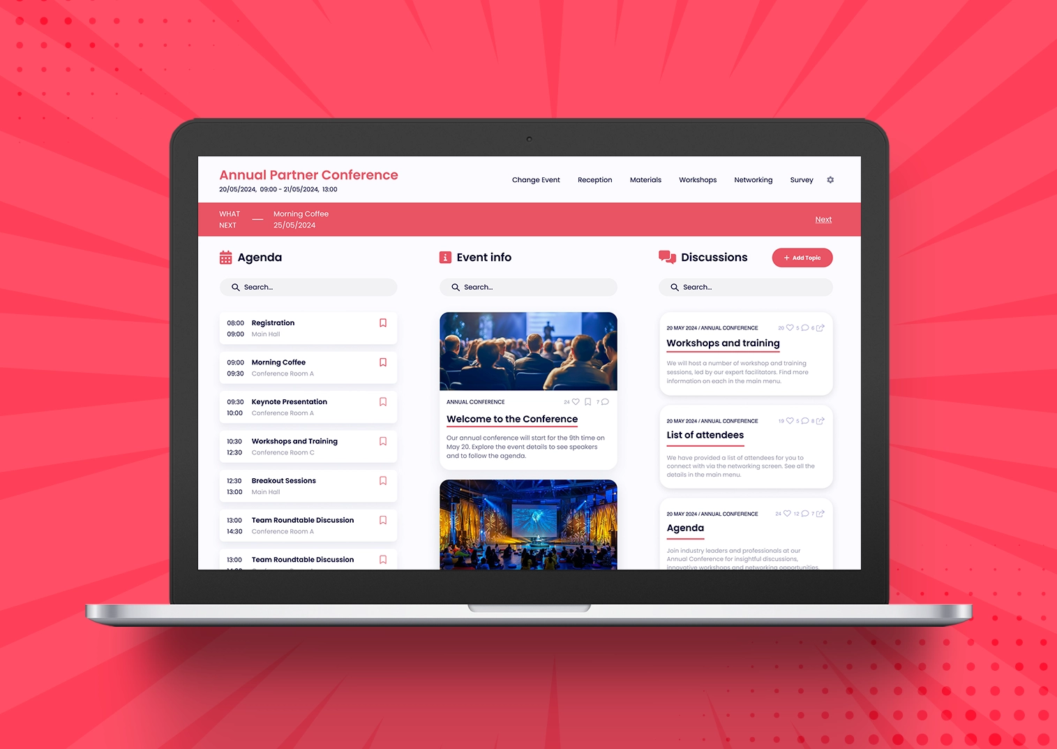 Partner and summit conferences solution preview