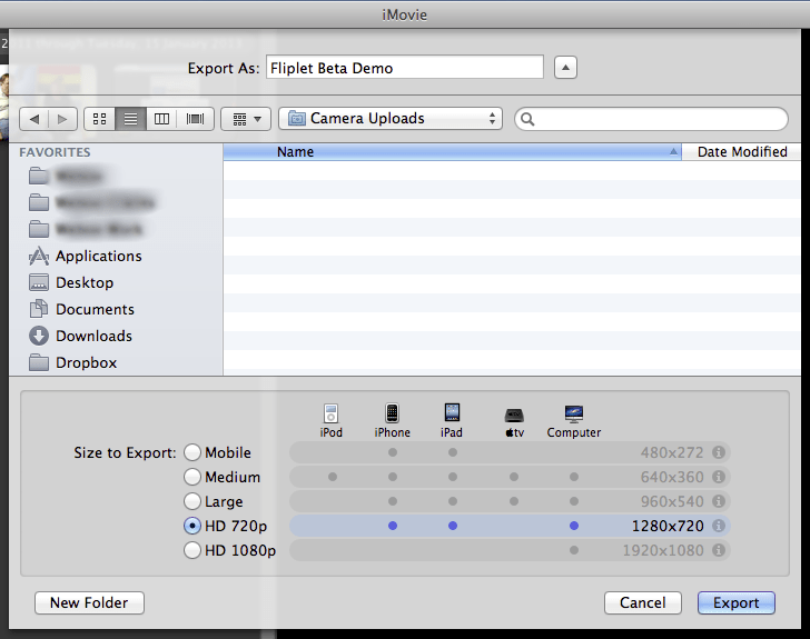 apple video file extension