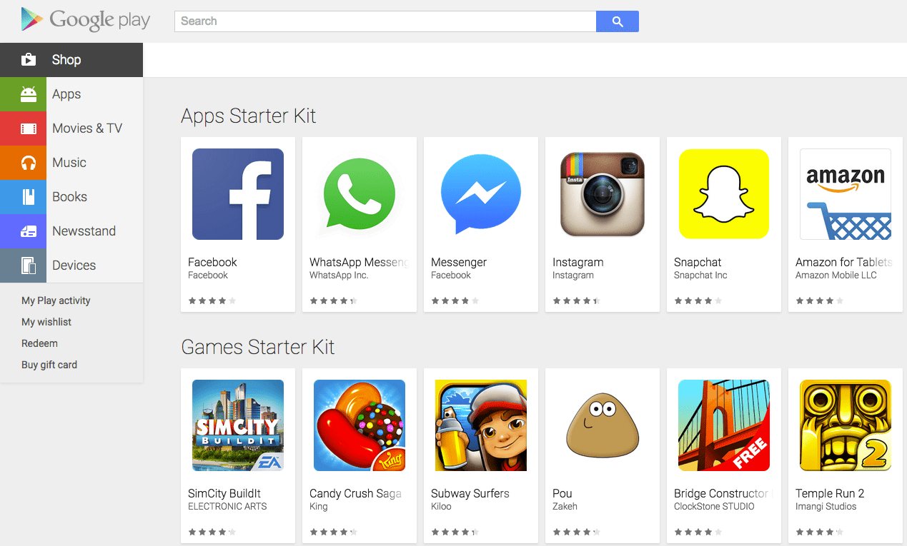 how to share apps