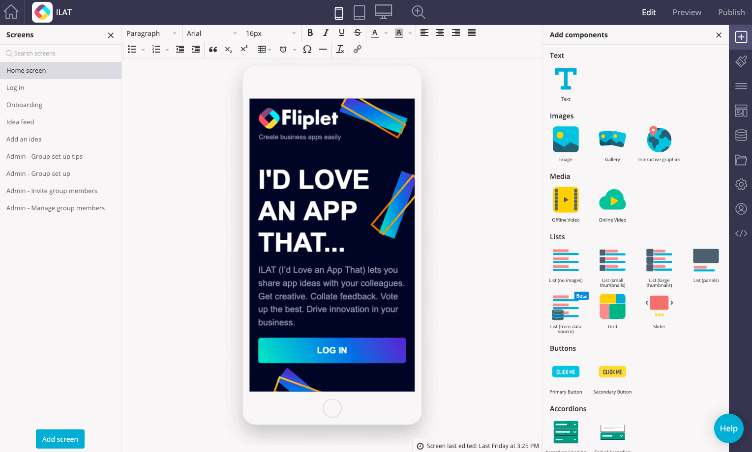 Fliplet-low-code-development-platform
