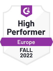 Logo for g2 2022 fall - high performer