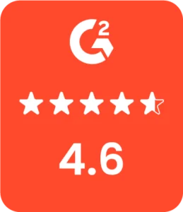 Logo for g2-rating-badge