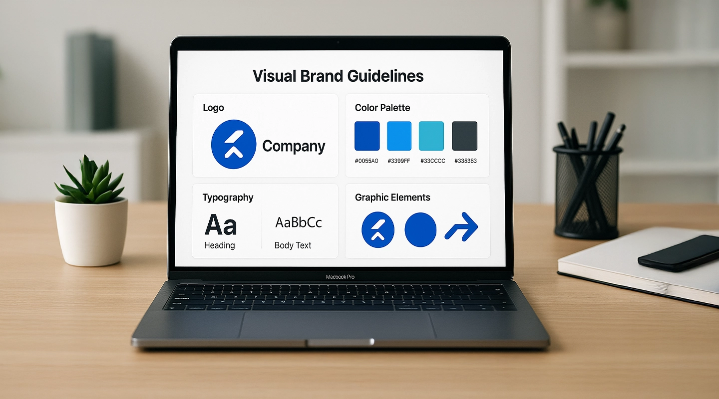 Visual Branding Guideline Example Image